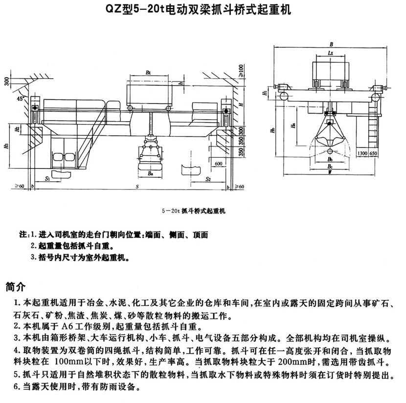 QZ型抓斗橋式起重機(jī)