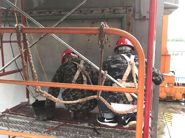 閘門水封更換、改造施工